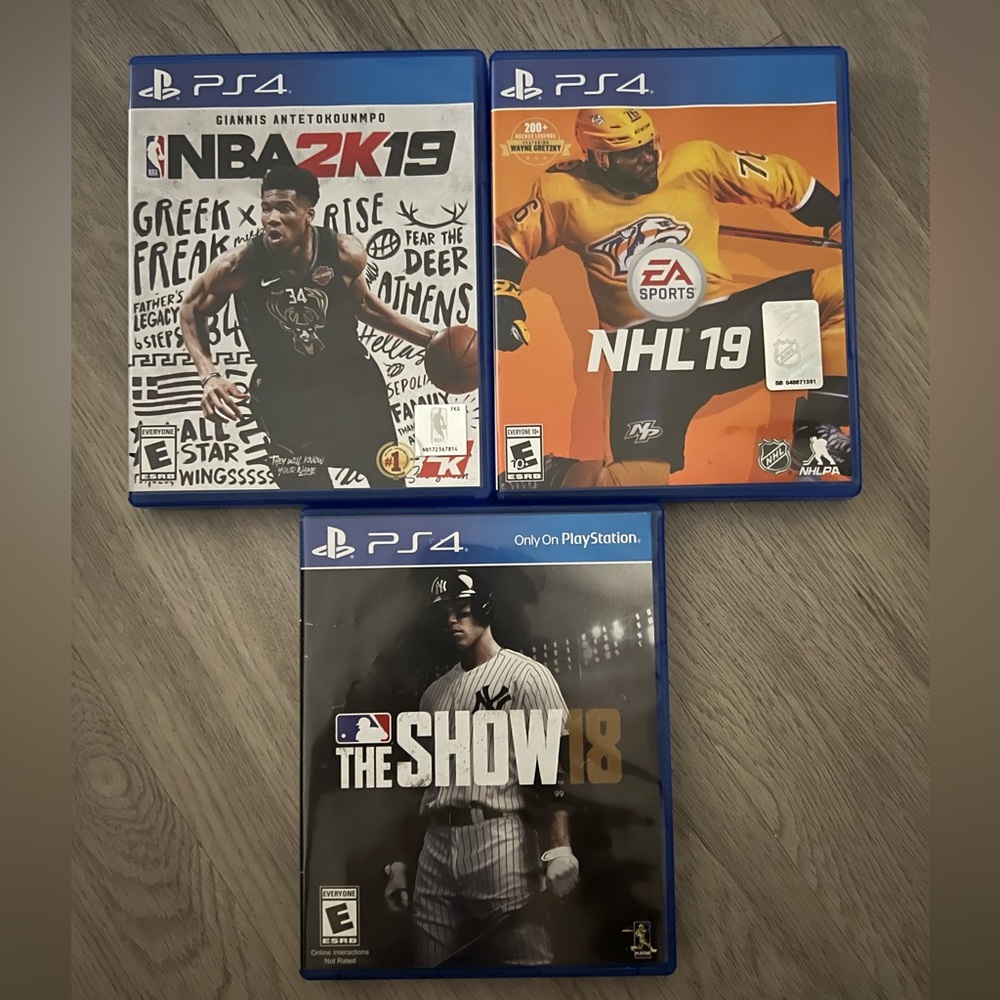 PS4 VIDEO GAMES